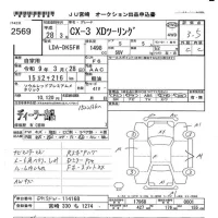 Mazda CX-3 лот № 2569 оценка 3.5  с аукциона в Японии 5