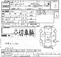 Honda LIFE лот № 3502 оценка 3  с аукциона в Японии 2