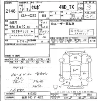 Suzuki CERVO лот № 2148 оценка 3  с аукциона в Японии 5