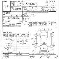 Toyota CROWN лот № 119 оценка 3.5  с аукциона в Японии 5