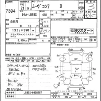 Daihatsu MOVE CONTE лот № 7394 оценка 3  с аукциона в Японии 4