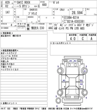 Nissan DAYZ ROOX лот № 3005 оценка 4  с аукциона в Японии 5
