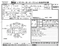 Toyota WISH лот № 5001 оценка RA  с аукциона в Японии 4