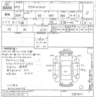 Honda ACTY TRUCK лот № 80050 оценка 2  с аукциона в Японии 8