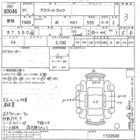 Honda ACTY TRUCK лот № 80046 оценка 3  с аукциона в Японии 8