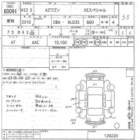 Mazda AZ WAGON лот № 80091 оценка 3.5  с аукциона в Японии 9