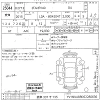 Volvo V40 лот № 25044 оценка 3.5  с аукциона в Японии 10