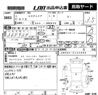 Toyota ESQUIRE лот № 3853 оценка 3.5  с аукциона в Японии 5