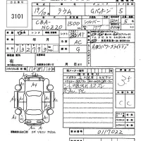 Toyota RAUM лот № 3101 оценка 3.5  с аукциона в Японии 6
