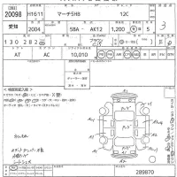 Nissan MARCH лот № 20098 оценка 3  с аукциона в Японии 10