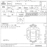 Suzuki SPLASH лот № 50022 оценка 3.5  с аукциона в Японии 10