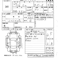 BMW MINI лот № 341 оценка 4.5  с аукциона в Японии 6