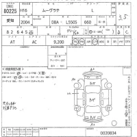 Daihatsu MOVE LATTE лот № 80225 оценка 3.5  с аукциона в Японии 9