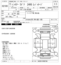 Toyota HARRIER лот № 2109 оценка 3.5  с аукциона в Японии 6