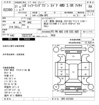 Subaru LEGACY лот № 2390 оценка RA  с аукциона в Японии 6