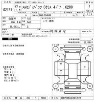 Mercedes-Benz C CLASS лот № 2167 оценка 4  с аукциона в Японии 6
