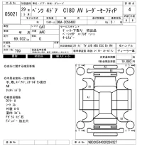 Mercedes-Benz C CLASS лот № 5021 оценка 4  с аукциона в Японии 6