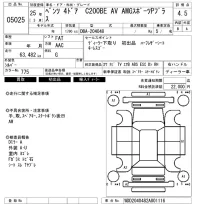Mercedes-Benz C CLASS лот № 5025 оценка 4.5  с аукциона в Японии 6