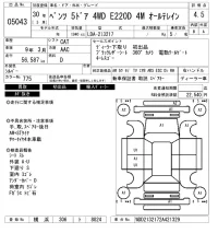 Mercedes-Benz E CLASS WAGON лот № 5043 оценка 4.5  с аукциона в Японии 6