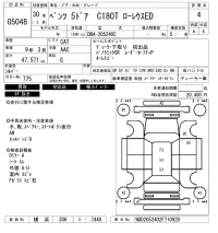 Mercedes-Benz C CLASS WAGON лот № 5048 оценка 4  с аукциона в Японии 6