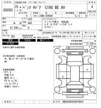 Mercedes-Benz C CLASS лот № 5050 оценка 4  с аукциона в Японии 6