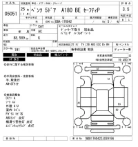 Mercedes-Benz A CLASS лот № 5051 оценка 3.5  с аукциона в Японии 6