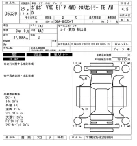 Volvo V40 лот № 5039 оценка 4.5  с аукциона в Японии 6