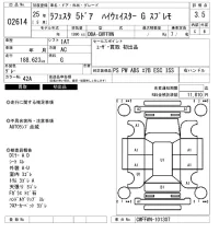 Nissan LAFESTA лот № 2614 оценка 3.5  с аукциона в Японии 6