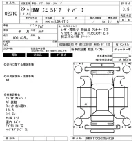BMW MINI лот № 2010 оценка 3.5  с аукциона в Японии 6