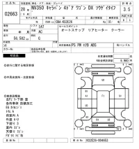 Nissan CARAVAN лот № 2663 оценка 3.5  с аукциона в Японии 6