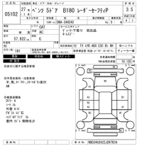 Mercedes-Benz B CLASS лот № 5102 оценка 3.5  с аукциона в Японии 6