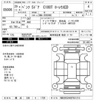 Mercedes-Benz C CLASS WAGON лот № 5006 оценка 4  с аукциона в Японии 6