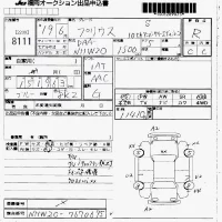 Toyota Prius лот № 8111 оценка R  с аукциона в Японии 7
