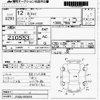 Toyota CAMI лот № 8291 оценка 3.5  с аукциона в Японии 7