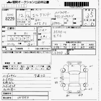 Nissan ELGRAND лот № 8229 оценка 3.5  с аукциона в Японии 7