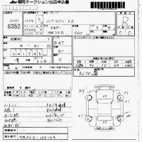 Mazda FLAIR WAGON лот № 8352 оценка R  с аукциона в Японии 7