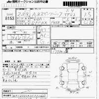 Audi A3 лот № 8153 оценка 3.5  с аукциона в Японии 7