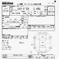 Suzuki ESCUDO лот № 3115 оценка 3.5  с аукциона в Японии 7