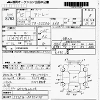 Daihatsu Atrai Wagon лот № 8763 оценка R  с аукциона в Японии 7