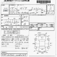 Toyota GAIA лот № 2087 оценка 3  с аукциона в Японии 7