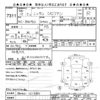 Nissan CIVILIAN лот № 7311 оценка R  с аукциона в Японии 9