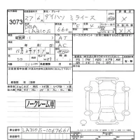 Daihatsu MIRA E S лот № 3073 оценка -  с аукциона в Японии 5