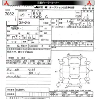 Mitsubishi RVR лот № 7032 оценка 3.5  с аукциона в Японии 8