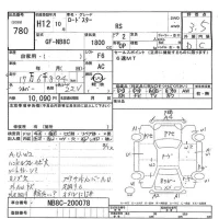 Mazda ROADSTER лот № 780 оценка 3.5  с аукциона в Японии 7