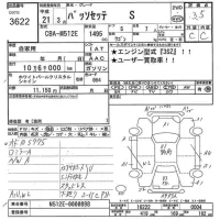 Toyota PASSO SETTE лот № 3622 оценка 3.5  с аукциона в Японии 7