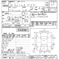 Toyota LAND CRUISER PRADO лот № 3609 оценка 3.5  с аукциона в Японии 7