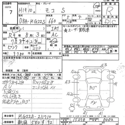 Nissan MOCO  с аукциона в Японии
