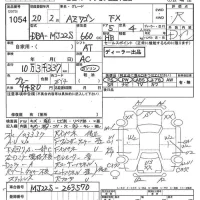 Mazda AZ WAGON лот № 1054 оценка R  с аукциона в Японии 2
