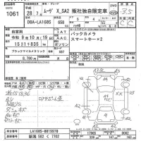 Daihatsu MOVE лот № 1061 оценка 3.5  с аукциона в Японии 7