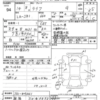 Honda LIFE  с аукциона в Японии